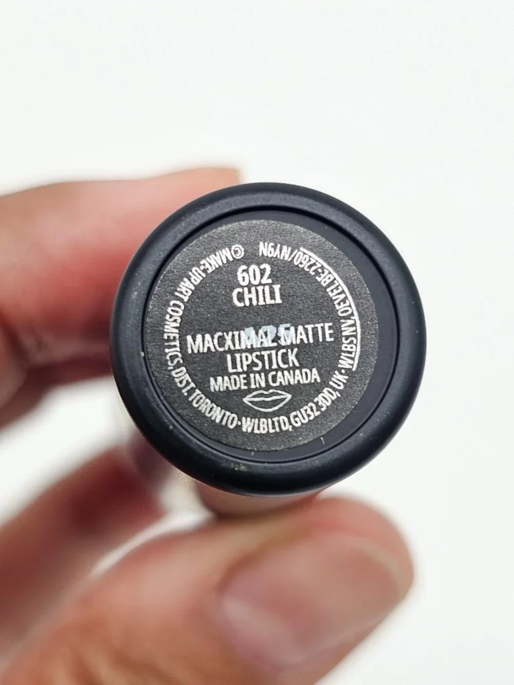 MAC 602 Chili Macximal Matte Lipstick, Warm Brick Red, New without box - Picture 7 of 15